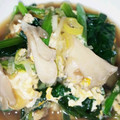 みなみんみん's cooksnap of when they made 舞茸とほうれん草の卵とじ.
