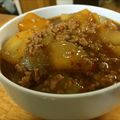 takabon's cooksnap of when they made 圧力鍋で☆簡単ざく切りマーボー大根.