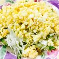 ♡mana's cooksnap of when they made おろし器で簡単に作るミモザサラダ♪.