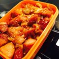 みみちゃん、's cooksnap of when they made ランチに♡からあげリメイク丼.