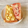 さくらん餅's cooksnap of when they made いちごジャムとピザチーズのトースト.