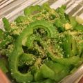 むちmuchiko's cooksnap of when they made ゴーヤとしらすのナムル.