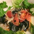 keiko！'s cooksnap of when they made 新玉葱とトマトと若布のサラダ.