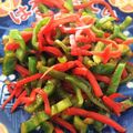 みーさむ's cooksnap of when they made シャキシャキ細切ピーマン紅生姜胡麻油炒め.