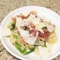 yupyon0110's cooksnap of when they made アスパラガスと生ハムのリゾット.