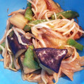 mintymoo's cooksnap of when they made 茄子ともやしの味噌炒め.