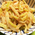 げんちゃこ's cooksnap of when they made エコ！大根の皮de明太マヨソテー.