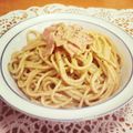 3yentown's cooksnap of when they made ランチに♪　ルッコラクリームパスタ.