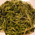 ゑびす's cooksnap of when they made 豆苗の炒め物.
