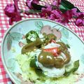 キョク's cooksnap of when they made 鶏肉のレンジ蒸し.
