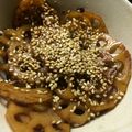 ７＊chan's cooksnap of when they made シャキシャキれんこんきんぴら.