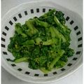 w_moon's cooksnap of when they made 菜の花のナムル.