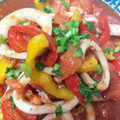 rinox2's cooksnap of when they made するめいかのトマトソース炒め.