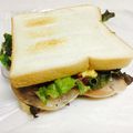 しーちゃんとピピ's cooksnap of when they made 生ハムと卵の栄養サンドイッチ.
