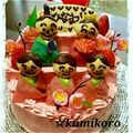 ☆くみころ's cooksnap of when they made ☆ひな祭りケーキ☆.