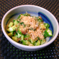 nekoland's cooksnap of when they made オクラときゅうりの梅和え✿.