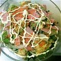 maco33's cooksnap of when they made 簡単♪新玉ねぎと桜えびのアボカドサラダ。.