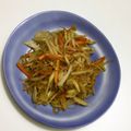 クックLI4CYG☆'s cooksnap of when they made ☆大根の皮☆ポン酢炒め.