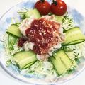 nanaponta5's cooksnap of when they made 梅ドレでさっぱり〜豚しゃぶサラダ.