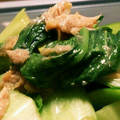 そらカプリ's cooksnap of when they made 青梗菜とツナのオイスター和え.