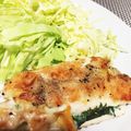 mezuchin's cooksnap of when they made ☆鶏肉ささみの大葉・チーズ挟み焼き☆.