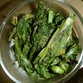 もりのりころ's cooksnap of when they made 春菊のわさび醤油和え.