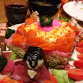 znooti's cooksnap of when they made ひしもち風☆簡単ねぎとろ押し寿司♪.