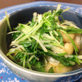 き_の_こ's cooksnap of when they made 水菜と油揚げの煮びたし.