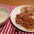 miyumame's cooksnap of when they made 簡単♪鶏ももコロコロテリテリ生姜焼き♪.