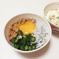 サプリ☆'s cooksnap of when they made ネバネバしらす丼.