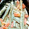 neconoco's cooksnap of when they made ＊ルクエde塩麹ごぼうサラダ＊.