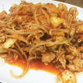 はるたろ☆'s cooksnap of when they made 簡単おかず☆包丁いらずの豚キムチ.