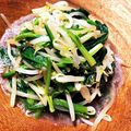 はるたろ☆'s cooksnap of when they made 海苔入り♡ほうれん草ともやしのサラダ.