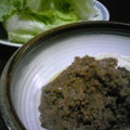 いよこ。's cooksnap of when they made ひき肉のみそ炒め☆レタス巻き.