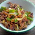 Mahlzeit's cooksnap of when they made ピーマンと豚ひき肉の炒め煮.