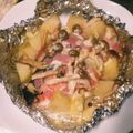 毛玉もち's cooksnap of when they made トースターで簡単★鮭のホイル焼き　.