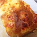 dekoponyan's cooksnap of when they made 冷めてもふんわり♪バナナ＆チーズブレッド.