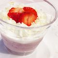 プリンぷぅ★'s cooksnap of when they made 優しい味わい✿春色苺のレアチーズケーキ♡.