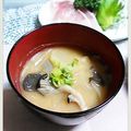 ＴＯＭＯＷＡＴ's cooksnap of when they made 新玉ねぎ・かぶ・きのこの具だくさん味噌汁.