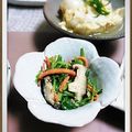 ＴＯＭＯＷＡＴ's cooksnap of when they made 焼きシイタケ入りセリのゴマ和え.