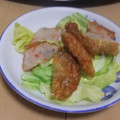 きらり流れ星's cooksnap of when they made キャベツとさつま揚げの炒め物.
