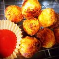 MiURooM's cooksnap of when they made マッシュポテトで簡単チーズコロッケ♪.