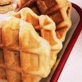 ﾌﾞﾌﾞﾘﾝﾘﾝ's cooksnap of when they made HBで☆彡さくふわベルギーワッフル.