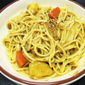 ako622's cooksnap of when they made 余ったカレーで！カレー焼きスパ.