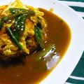 だらぁ♡くまこ's cooksnap of when they made ☆ふわふわ卵とろ～りチーズのオムカレー☆.