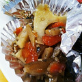 ユーロン's cooksnap of when they made 蓮根と人参のきんぴら.