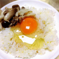 muumi☆'s cooksnap of when they made きのこの卵かけごはん.