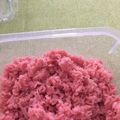 みぃじょ's cooksnap of when they made 桜でんぶ。ふわふわ可愛い♪.