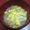 ひっかー☆food's cooksnap of when they made 春雨とキャベツのコーンなスープ.