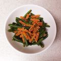 ひなひろとしゅう's cooksnap of when they made 簡単！インゲンのゴマ和え♡.